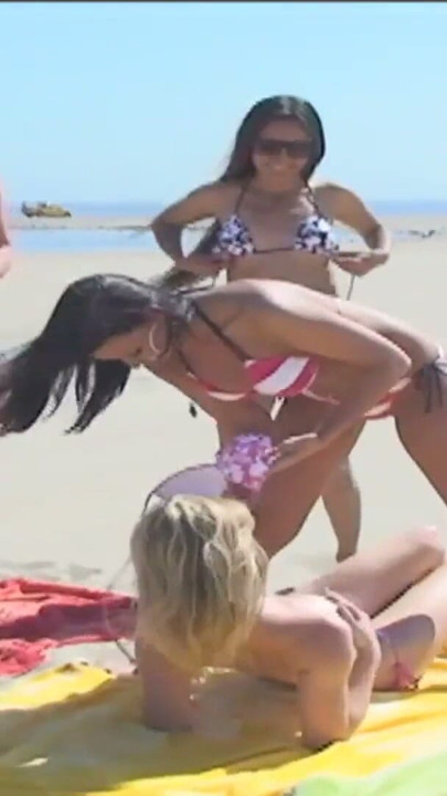 Lesbian foursome with sex toys and 2 brunette and 2 blonde girls | Clip 1