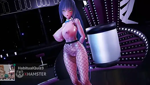 mmd r18 Karin Tsunodate Ah ja Oppai häschen, dicke titten wollen anal dicken arsch 3d hentai ficken, dildo schlucken