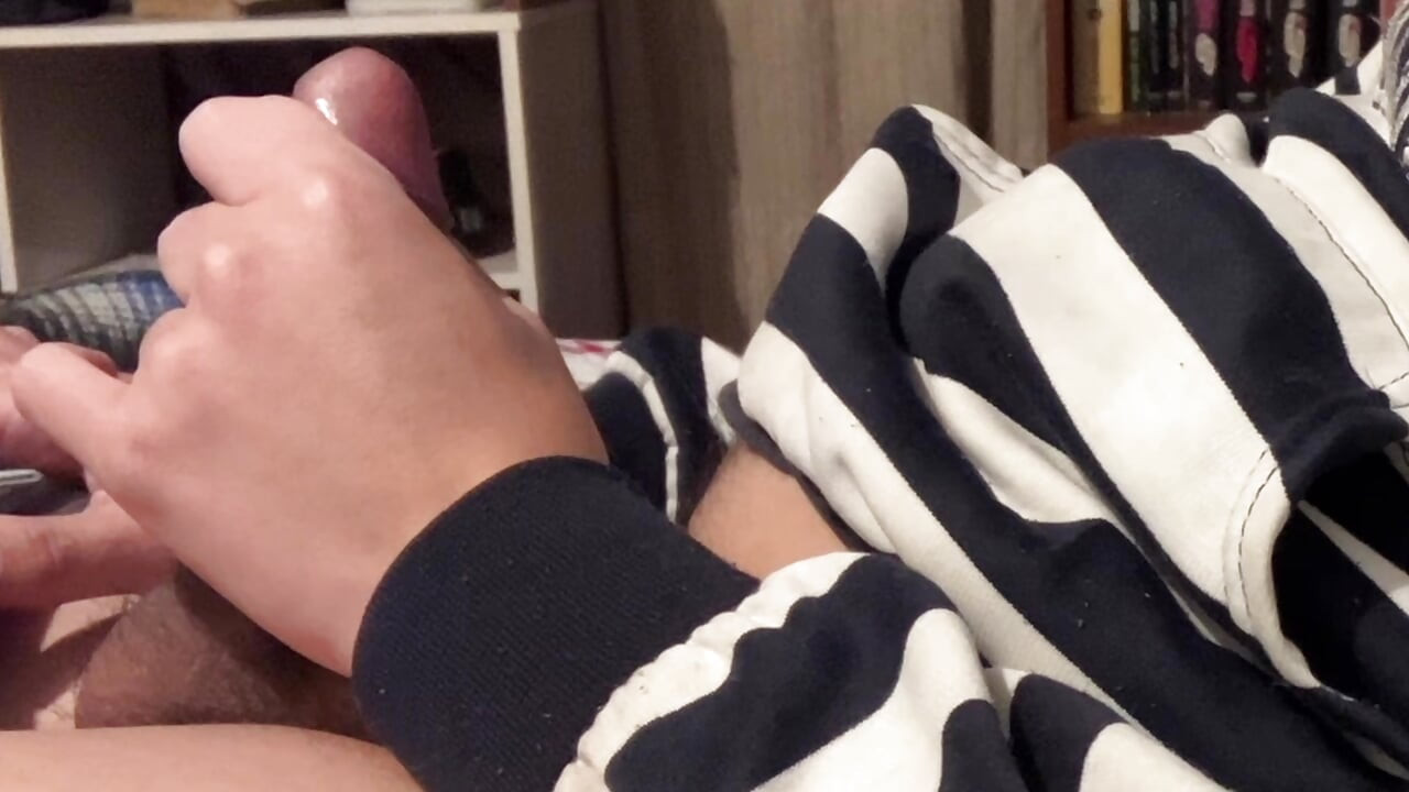 long edging session dripping precum and a thick laod