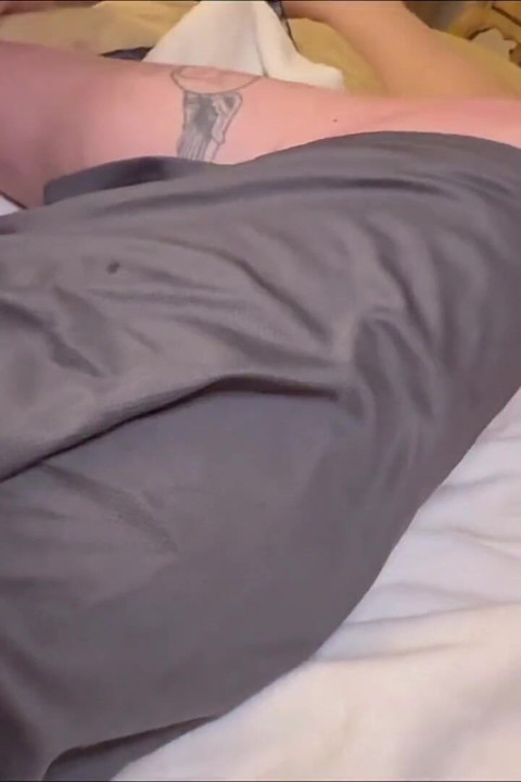Late Night with Stepmom - Footjob Blowjob Cum on Tits Finish