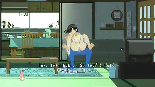 Хентай игра - дикий летний секс грудастой женщины в деревне