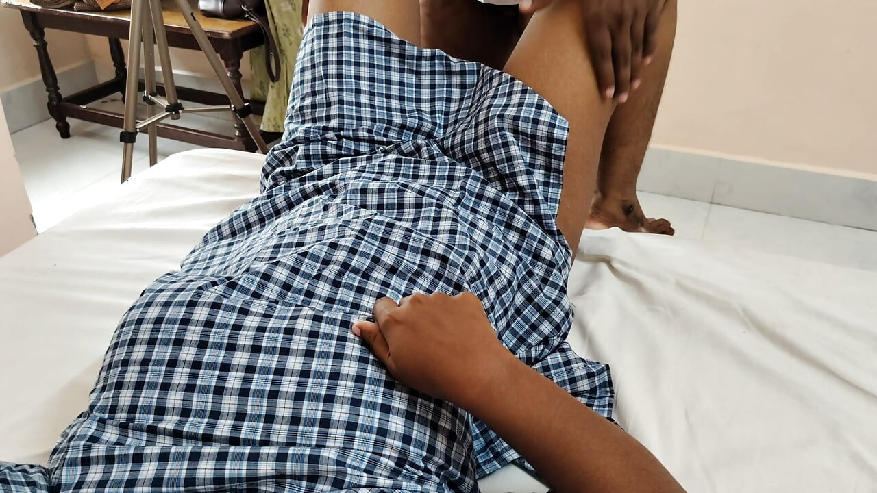 School girl shared bed with step father
