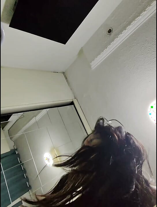 My stepsister masturbates with my wife's vibrator