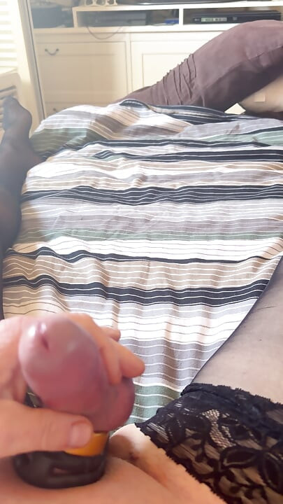Cock with cock ring and prostate massage
