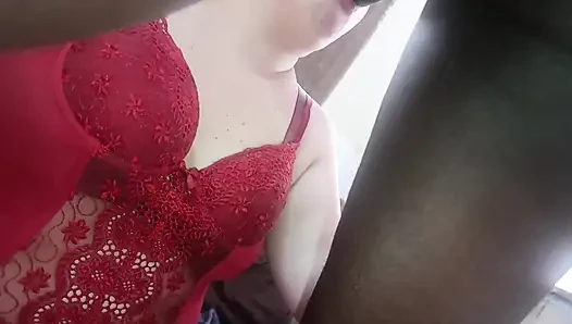 I Press My Cuckold to Thank the Male for Fucking Me Better Than Him
