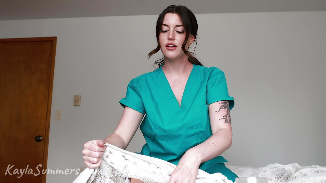 Nurse Kayla Collects Semen Sample - JOI - Kayla Summers- Full Video