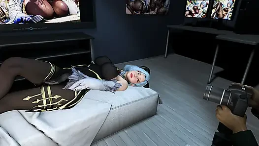 VAM POV - Ganyu Cos и фотограф (сцены С VAMSOY)