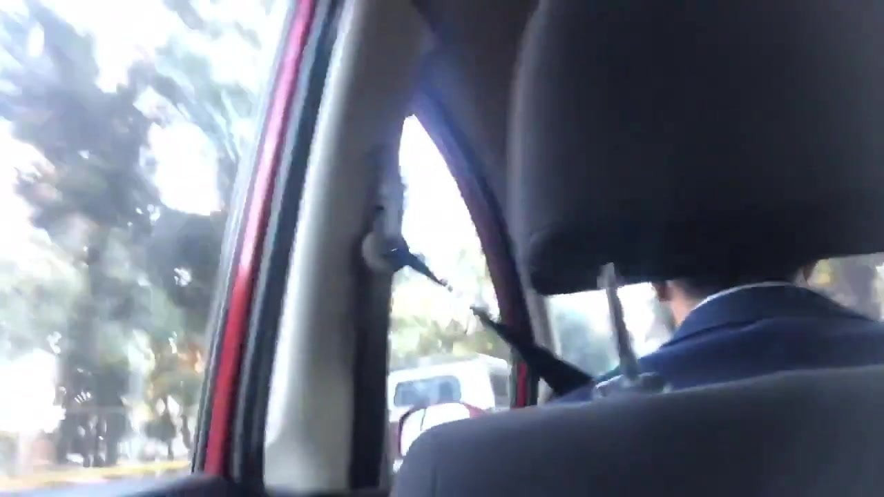 en el taxi