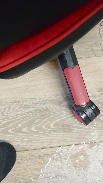 Waterfalls from my leather desk chair