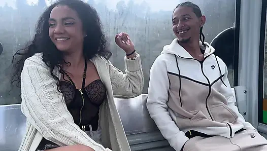 I Give a Blowjob on the Subway Cable to a Stranger and Then I Invite Him to Fuck in the Arvi Forest