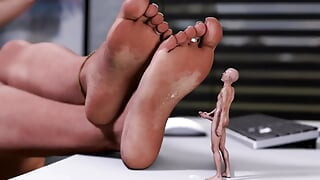 Tall Perv Wife X Old Guy with Massive Cock - 3D Animation, ENG Sub