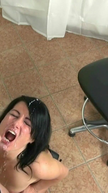 Must-see moment from "XXL MEGA CUMSHOTS! Liters of fresh sperm in the fuck face"