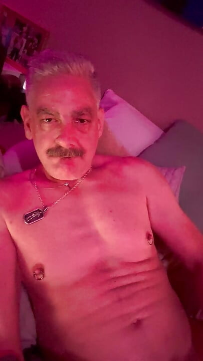 RaccoonThumb masturbation with anal dildo and uncut thick cock sleeve