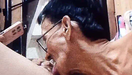 Closed up fuck and eat her wet fat pussy