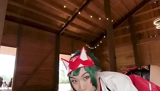 VRCosplayx Kimmy Kimmy Kim как OVERWATCH 2 KIRIKO хочет сгладить недопонимание с чистой страстью, часть 1