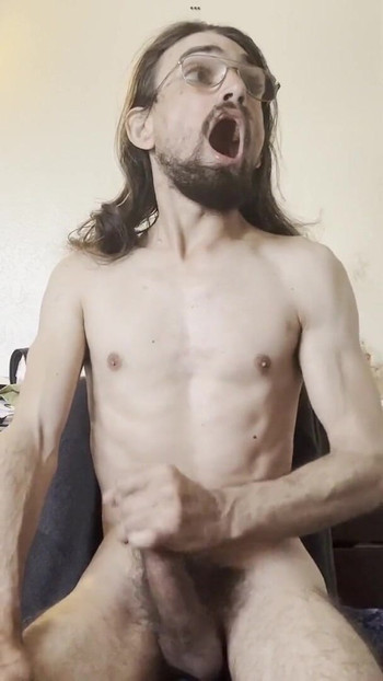 Memorable moment from "Guy with Cerebral Palsy has a Massive Cumshot into the Camera"