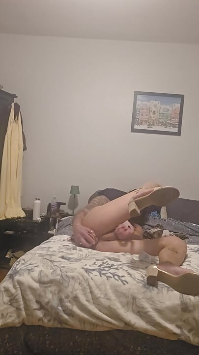 Hot Asian sissy takes orders on camera