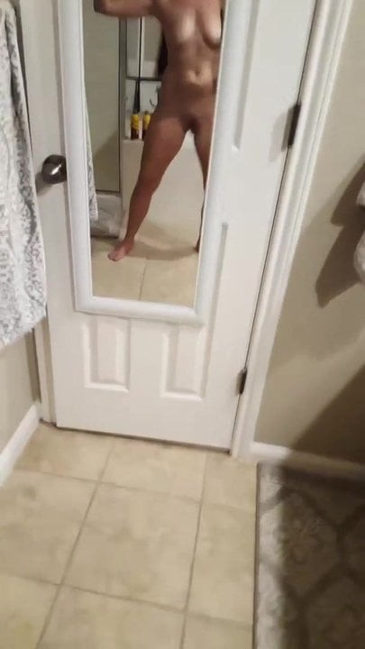 wife plays with self