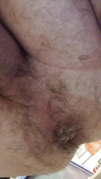 Pushing out cum and farts from loose butthole