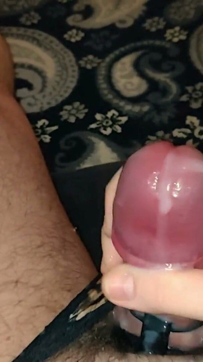 Spit Soaked Edging In Tiny Thong - SlugsOfCumGuy | Clip 1
