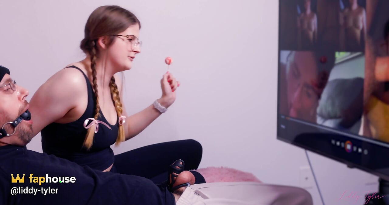 I Spit on My Chastity Cuck While He Watches Me Cheat