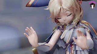 Napoon - Cute Girl Sexy Dance (3D Hentai)