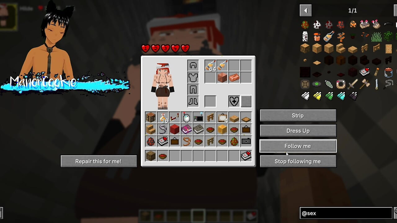 Minecraft Sexcraft The Jenny Mod  - Seeing what Cassie has to offer with her massive tits