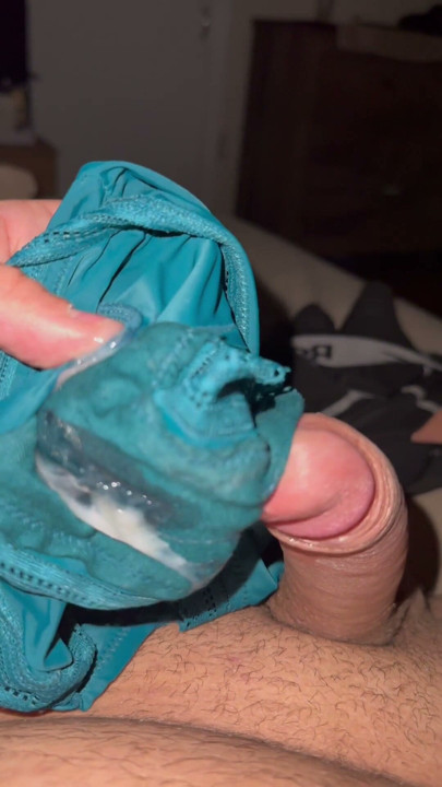 Cuming in nurses satin panties | Clip 2
