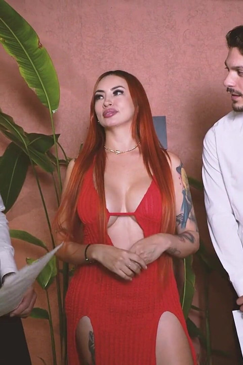 An Interview Ends with a Threesome with Two Cocks in My Pussy - Andrea Castro, Papi Rodriguez & JOE Dimarco