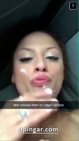 Hotwife receiving cumshot