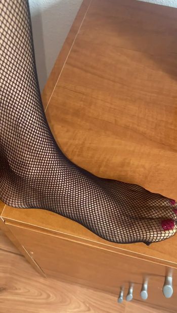 Feet with Stockings