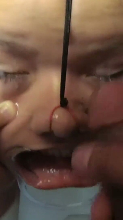 With the cock in the face and the cum in the eyes | Clip 1