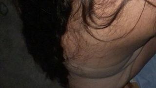 Bbw. blowjob. brunette. long hair. big ass. natural tits