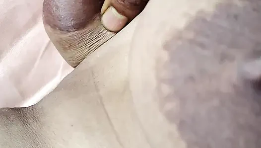 Indian desi couple boobs sucking husband in bed Desi style