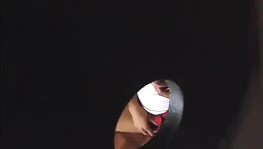 Exotic Ebony Babe Gets a Huge Facial After Gloryhole Blowjob