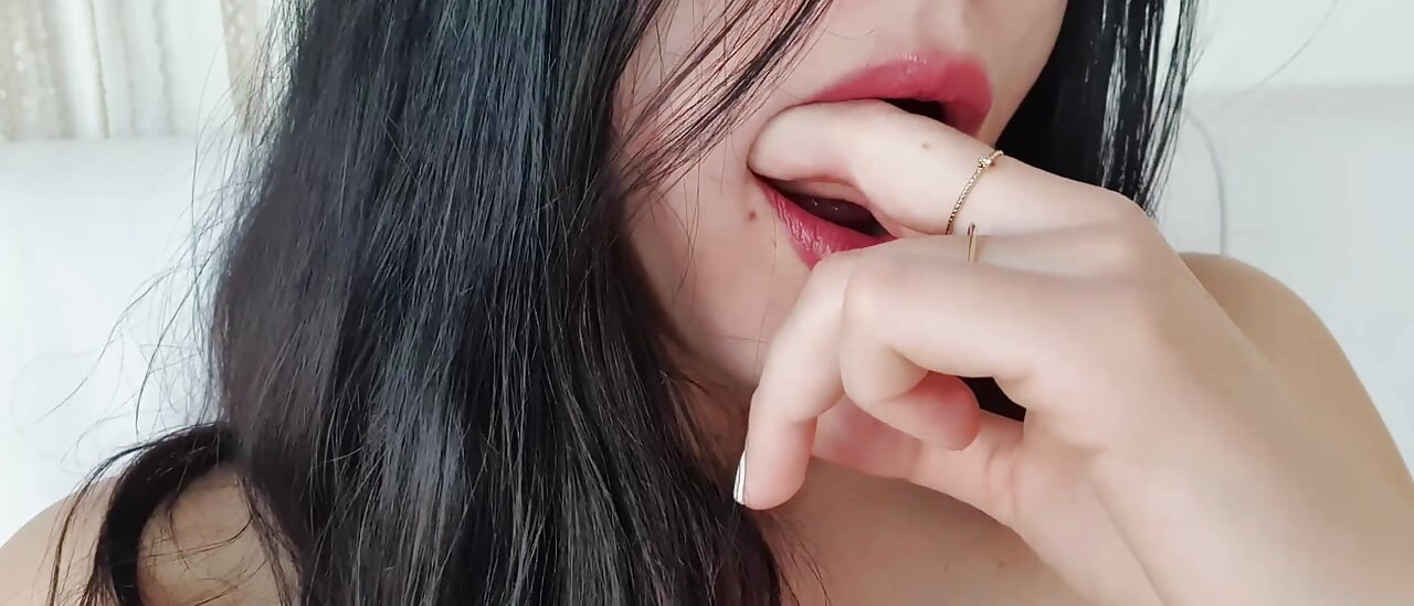 Sucking my fingers before a hard anal fingering session (JOI)