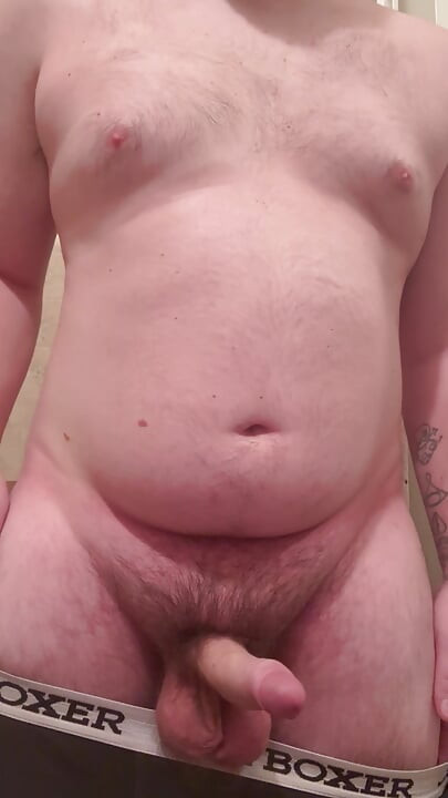 Chubby boy jerk off