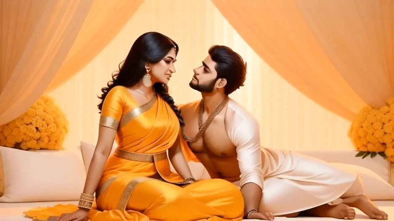 When there was no one at home, a Muslim girl did full romance