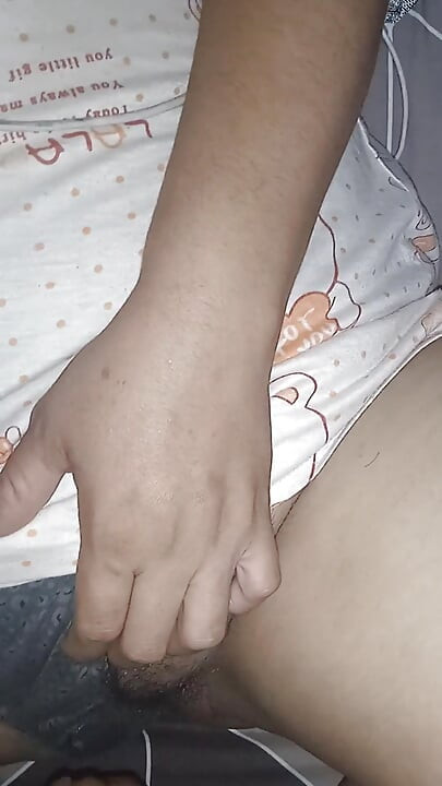 The Shy Girl Opening Her Legs