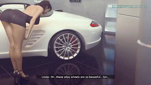 Büyük götlü evli kadın büyük zenci yarağı satıcısını vahşi bir gezintiye çıkarıyor (3 boyutlu animasyon)
