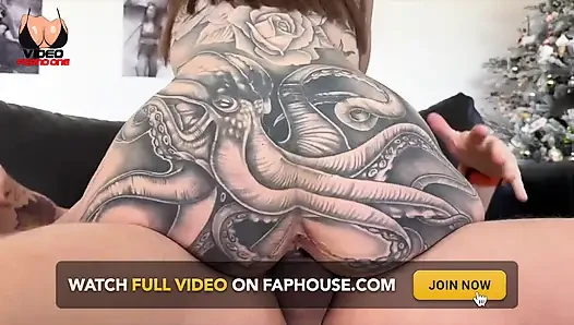 Tattooed All Over Her Body, This MILF Will Swallow It All Without Leaving a Single Drop!