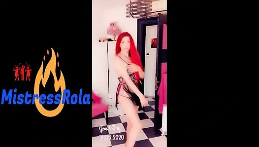 Rola Has Dildo in Pussy and in Ass and F