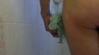 Having fun in the shower