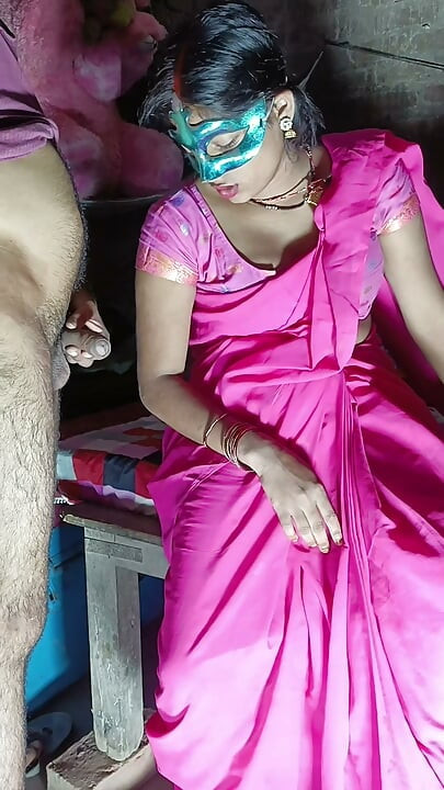 Bhabhi bị em chồng fucking doggy style đứng bằng cock của anh ta, audio Hindi