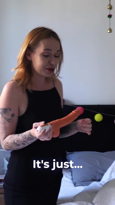 Powerful moment from "My first lesbian sex with a girlfriend"
