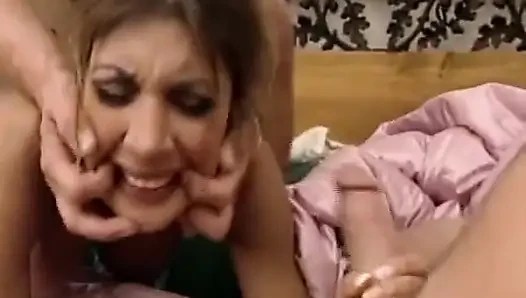 Busty Brunette Gets Fingered and Sucks Hard Cock