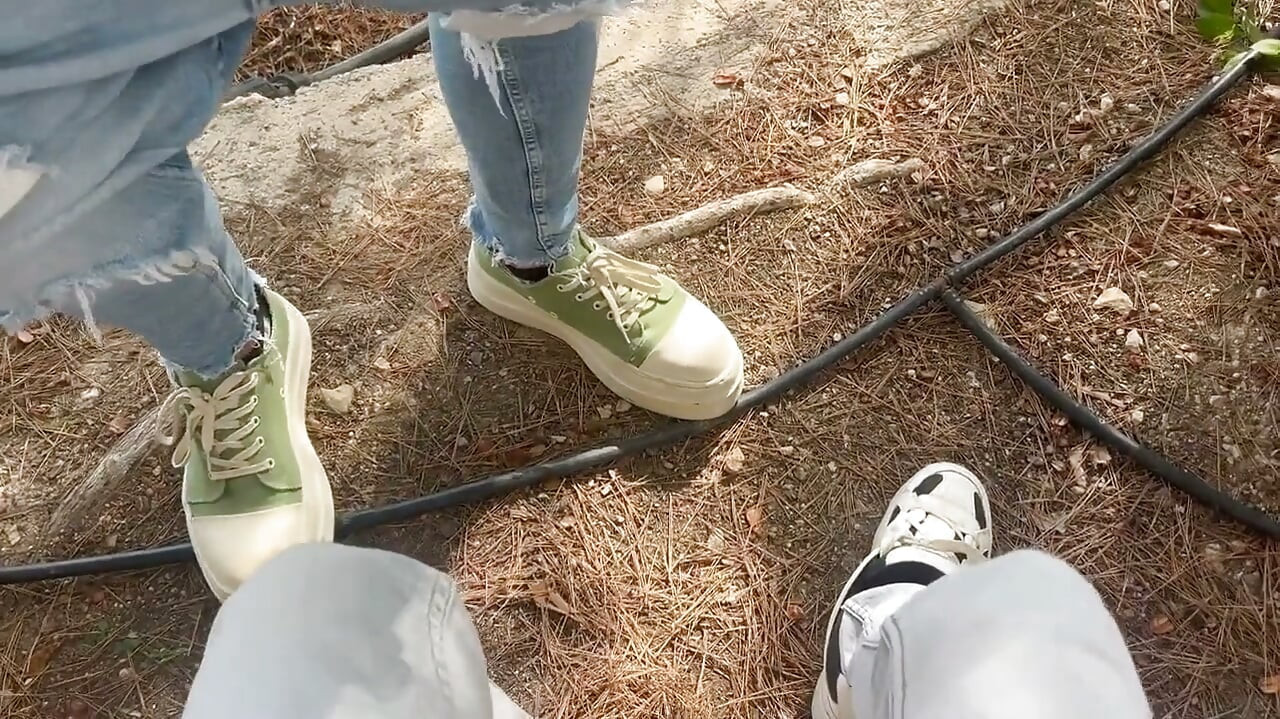 Getting Hot and Heavy with a Stranger in a Park