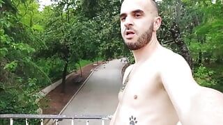 Cum in a park very risky