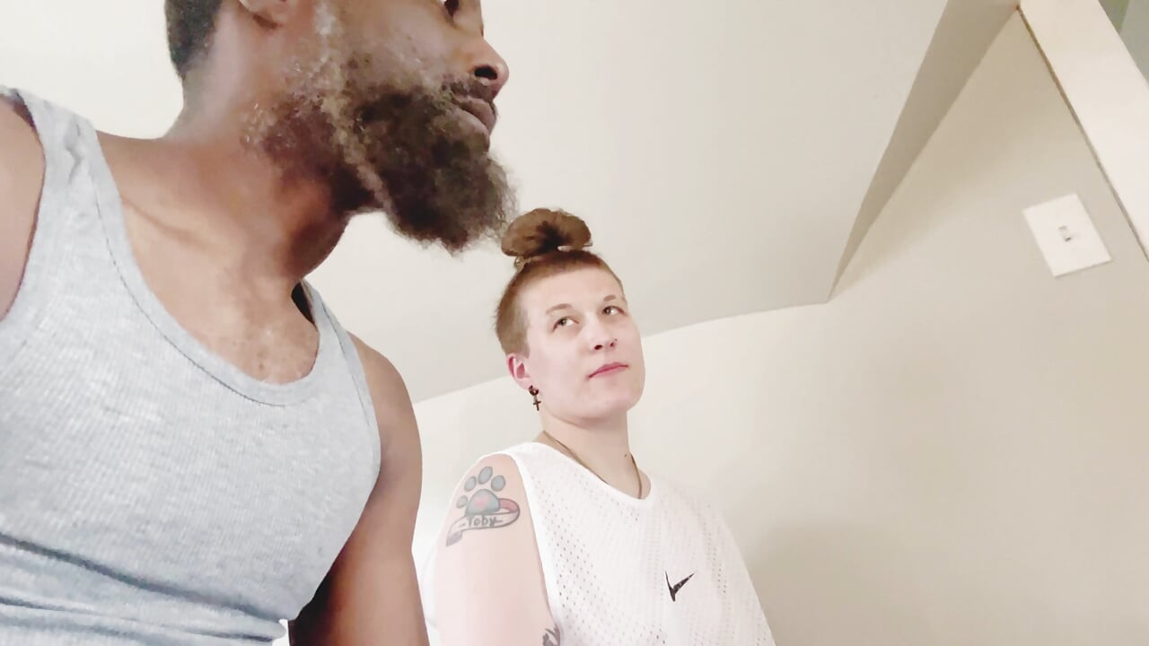 Tomboy fucks her trainer after the gym