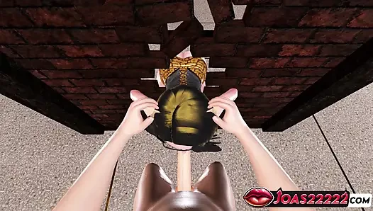Fianna Big Tits 3D Hentai - Handjob Service, Frenulum Licking, Glory Hole Cumshot